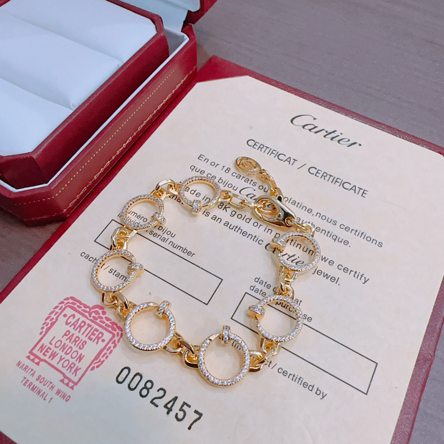[Glow Muse Jewelry] LOVE&JUSTE PULSERA DIAMANTES