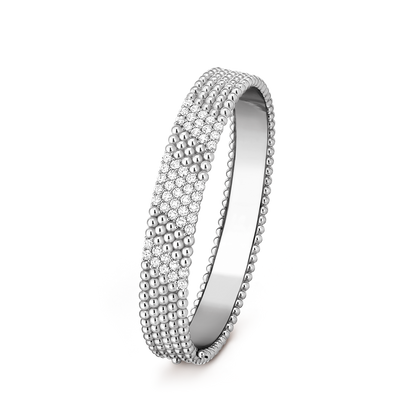 [Glow Muse] PULSERA DE CINCO FILAS DE DIAMANTES
