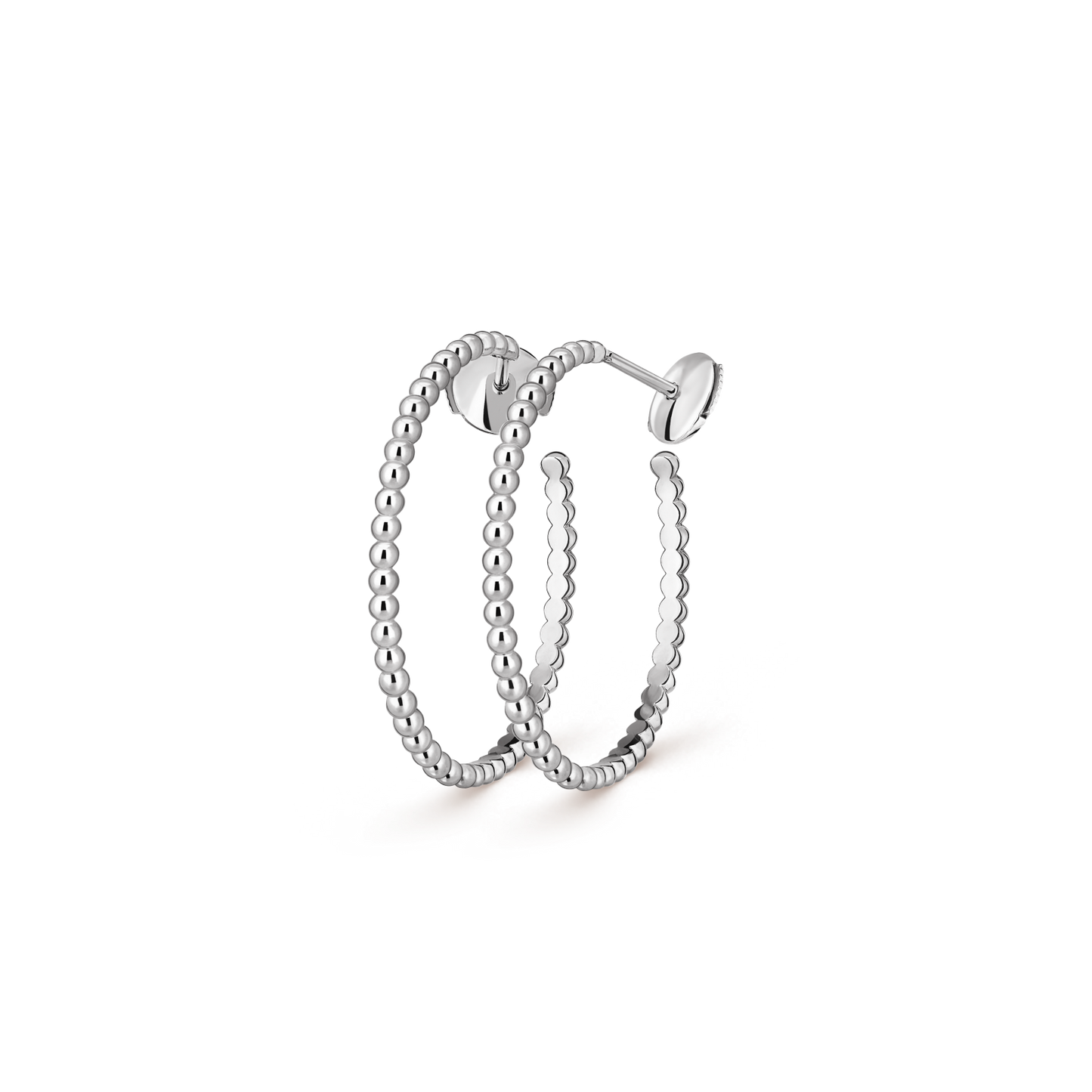 [Glow Muse] PENDIENTES DE TUERCA LISOS CON PERLA
