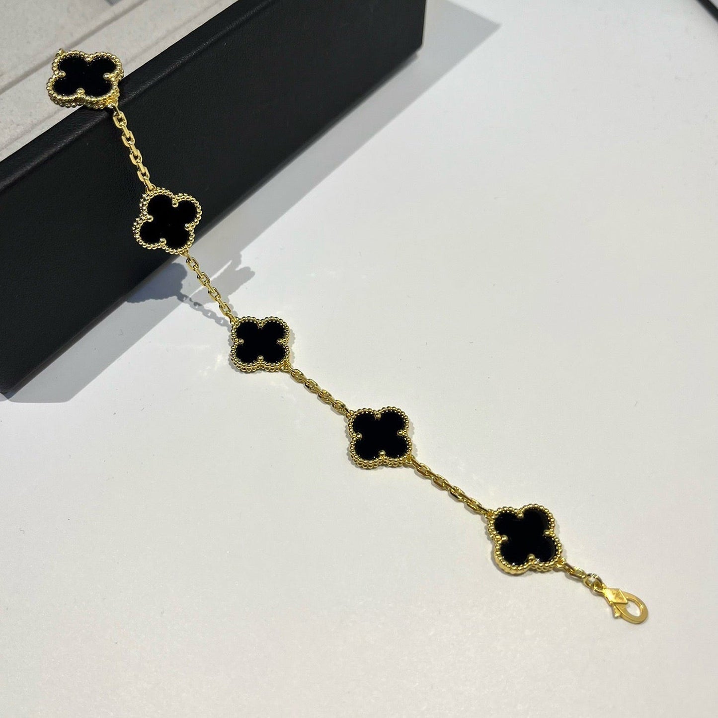 [⭐Glow Muse] مجموعة أساور العقيق من مجموعة 5 MOTIF CLOVER
