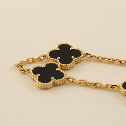 [⭐Glow Muse] مجموعة أساور العقيق من مجموعة 5 MOTIF CLOVER