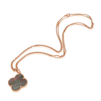 [Glow Muse]COLLAR TRÉBOL GRANDE TRÉBOL DORADO DE 25 MM DE NACAR NEGRO