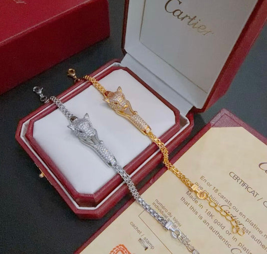 [Glow Muse Jewelry] سوار بانثر الماسي