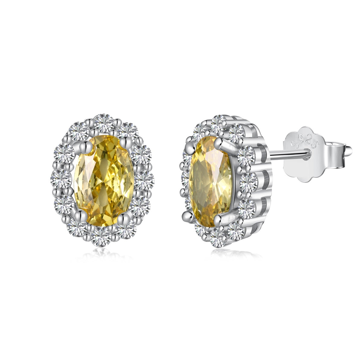 [Tonmkive Jewelry]أقراط يومية رقيقة و فريدة من نوعها بقطع بيضاوي