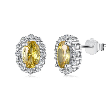 [Tonmkive Jewelry]أقراط يومية رقيقة و فريدة من نوعها بقطع بيضاوي