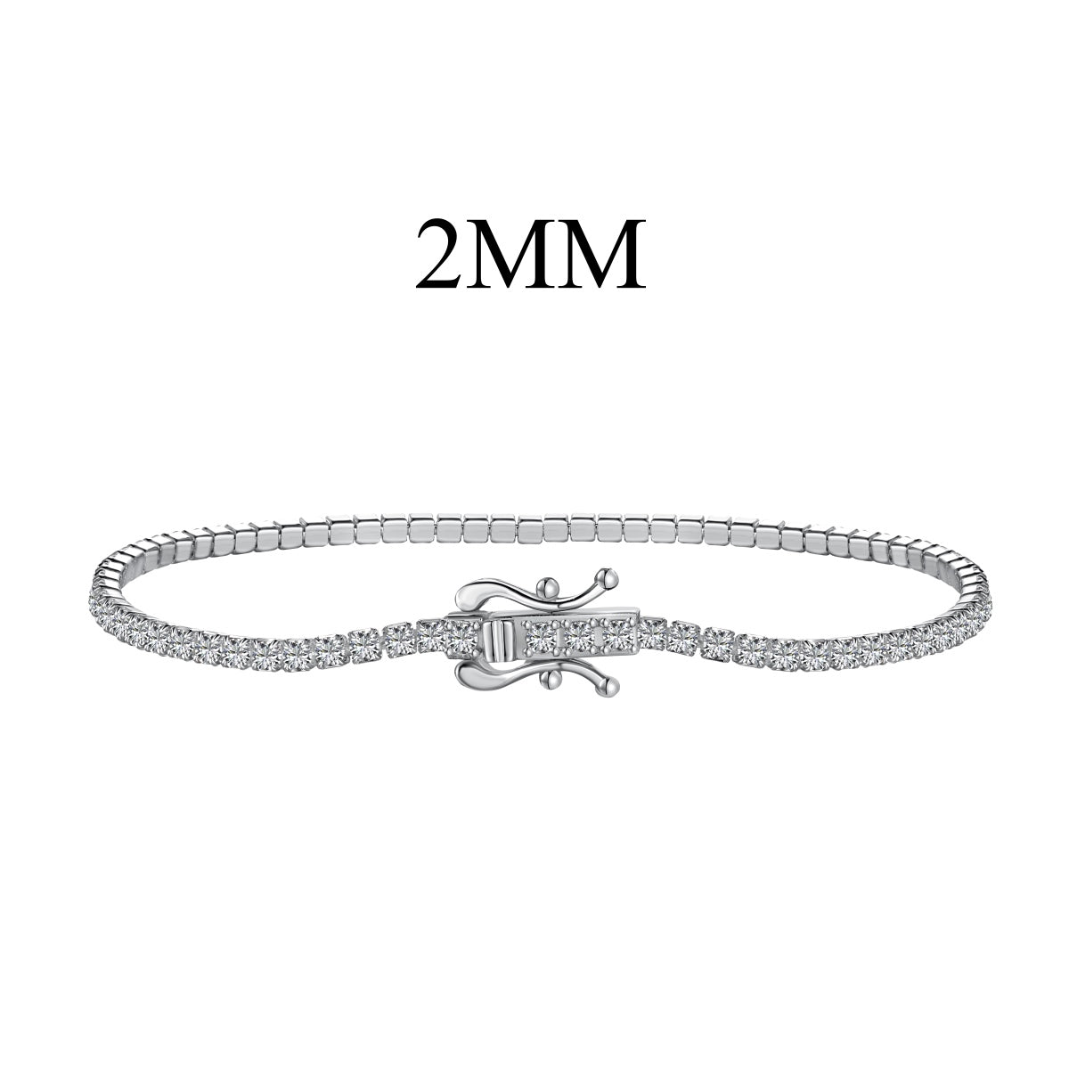 [Tonmkive Jewelry]سوار حفلات لامع متعدد الألوان بقَصة مستديرة
