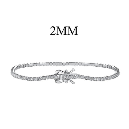 [Tonmkive Jewelry]سوار حفلات لامع متعدد الألوان بقَصة مستديرة