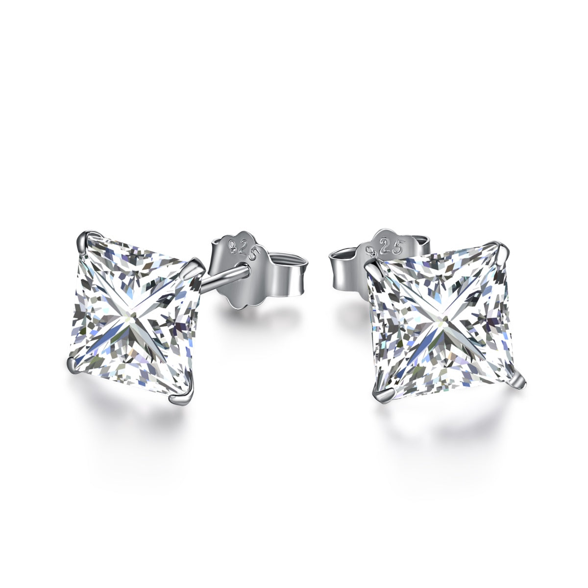 [Tonmkive Jewelry] Pendientes cuadrados ornamentados