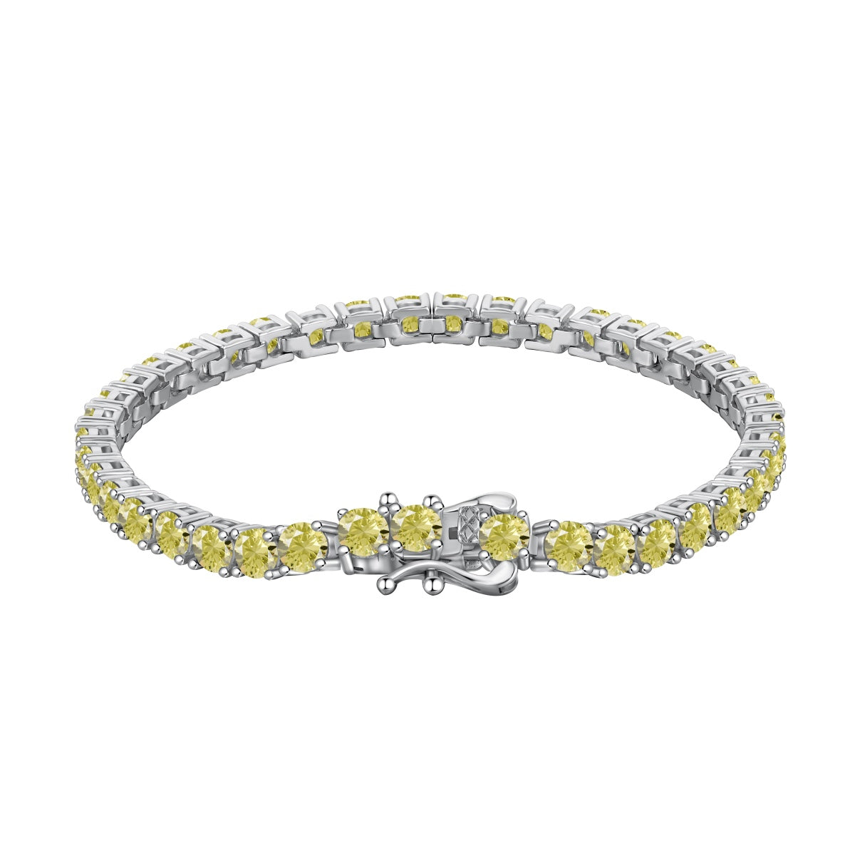 [Tonmkive Jewelry]سوار تنس دائري بقطع براق وزخرفي