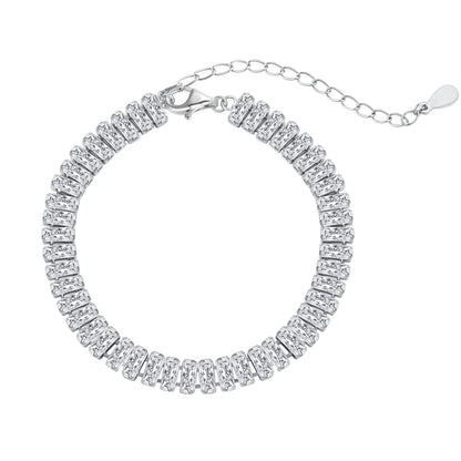 [Tonmkive Jewelry]Exquisita Pulsera Diaria con Corte Esmeralda