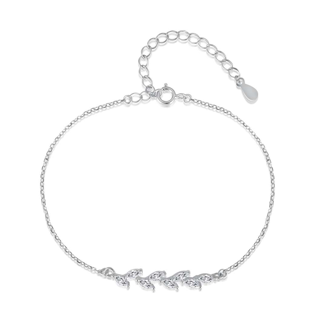 [Tonmkive Jewelry]سوار أنيق على شكل أوراق القمح