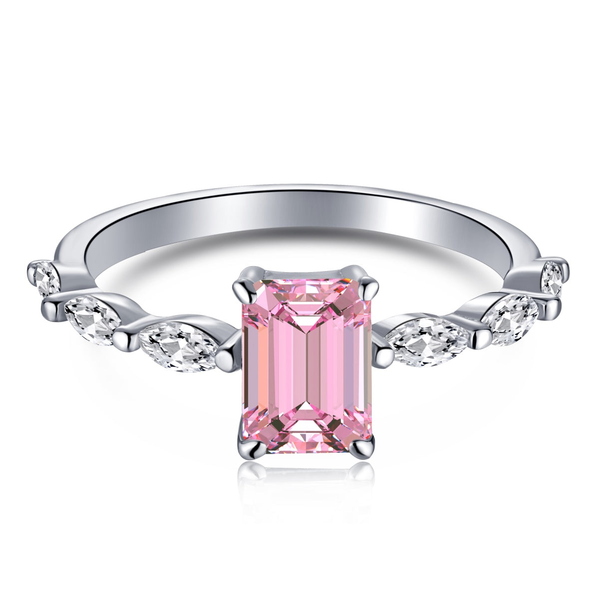 [Tonmkive Jewelry]1.0 قيراط خاتم يومي رائع دقيق بقطع إشعاعي