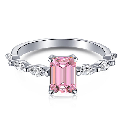 [Tonmkive Jewelry]1.0 قيراط خاتم يومي رائع دقيق بقطع إشعاعي