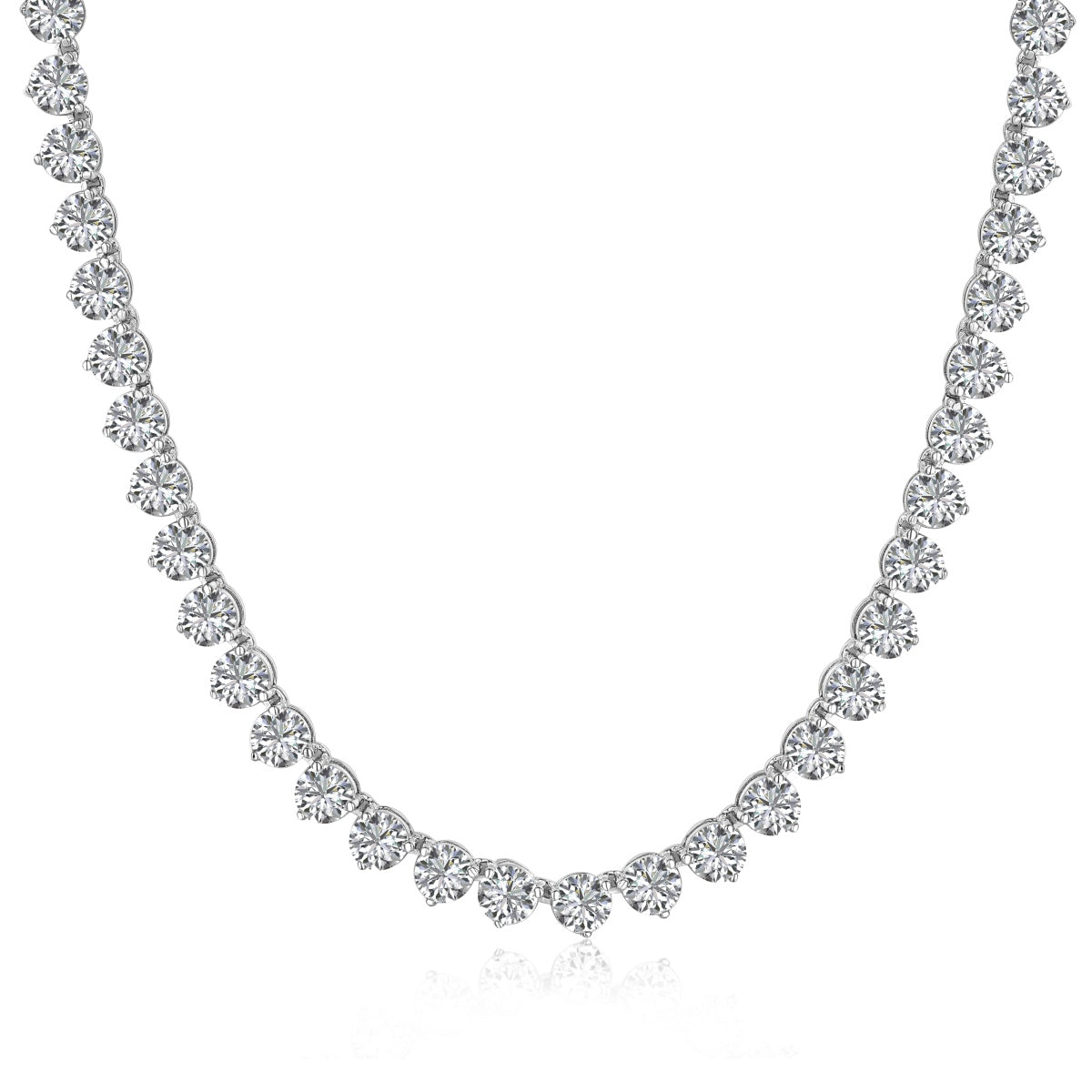 [Tonmkive Jewelry] قلادة تنس بنمط قلب مزخرف