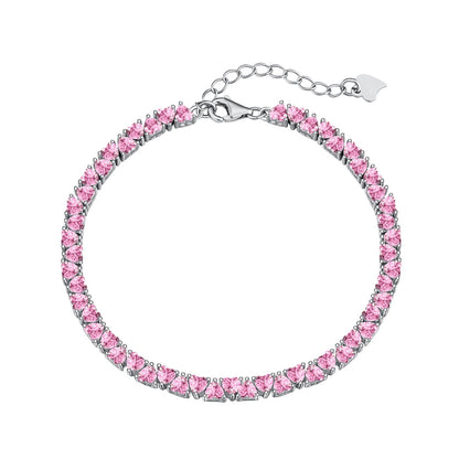 [Tonmkive Joyería]Dazzling Pulsera de Corazón Romántico para Enamorados