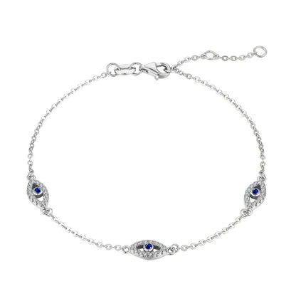 [Tonmkive Joyas] Collar con colgante en forma de Ojo Turco