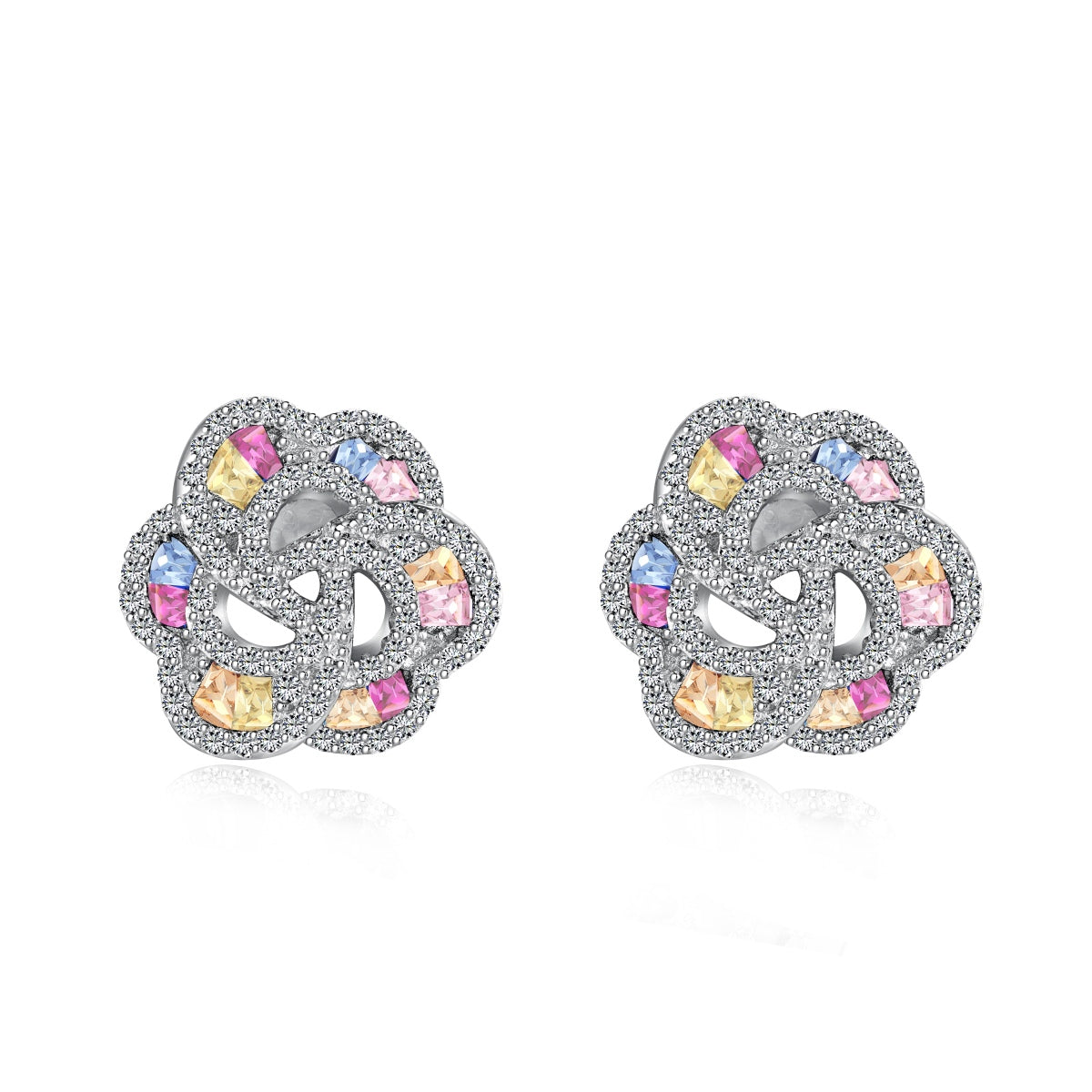 [Tonmkive Jewelry]Exquisitos Pendientes Diarios con Forma de Flor
