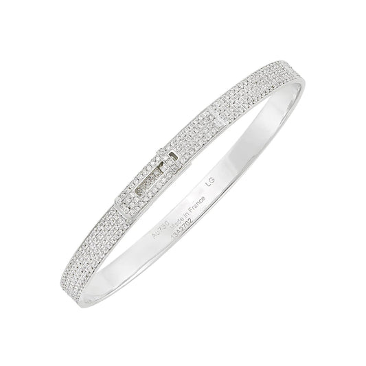 [Glow Muse] PULSERA HM KELLY EN PLATA Y DIAMANTES FULL PAVÉ