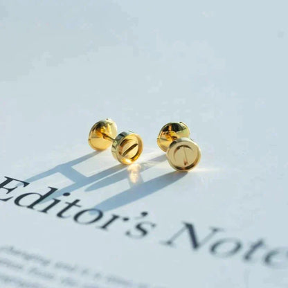 [Glow Muse]LOVE EARRINGS GOLD 10MM