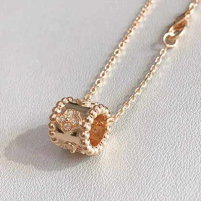 [Glow Muse]COLLAR CON COLGANTE PERLEE ORO / ORO ROSA