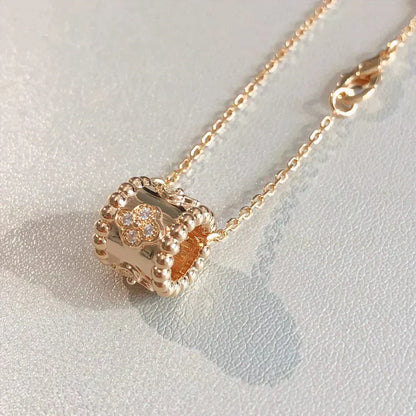 [Glow Muse]COLLAR CON COLGANTE PERLEE ORO / ORO ROSA