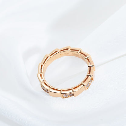 [Glow Muse]ANILLO SERPENTI ORO ROSA 3MM