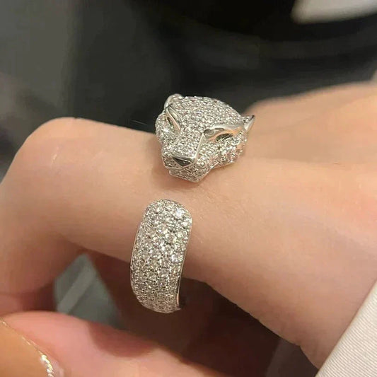 [Glow Muse]PANTHERE 5.5MM خاتم ألماس بالكامل