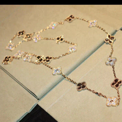 [Glow Muse]COLLAR DE DIAMANTES LÁSER TRÉBOL 20 MOTIVOS