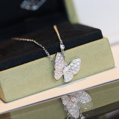 [Glow Muse]COLLAR DE MARIPOSA CON DIAMANTES