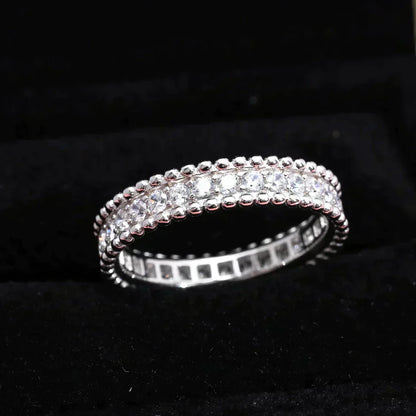 [Glow Muse]PERLEE DIAMOND SILVER RING