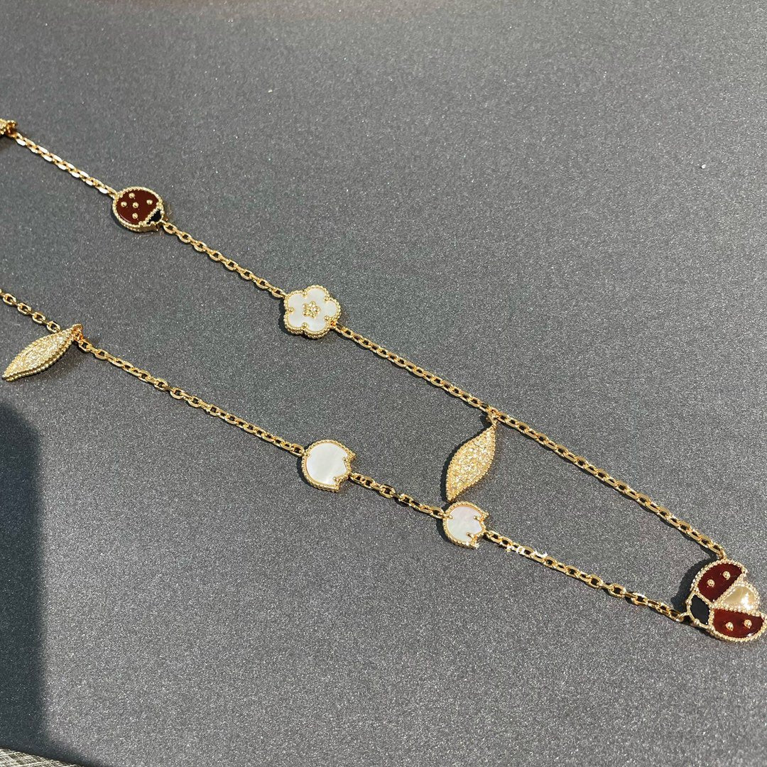 [Glow Muse]COLLAR DE ORO LUCKY SPRING 15 MOTIVOS