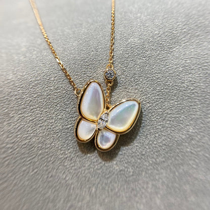 [Glow Muse]COLLAR DE DIAMANTES MARIPOSA MOPA