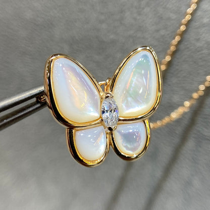 [Glow Muse]COLLAR DE DIAMANTES MARIPOSA MOPA