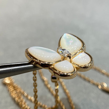 [Glow Muse]COLLAR DE DIAMANTES MARIPOSA MOPA