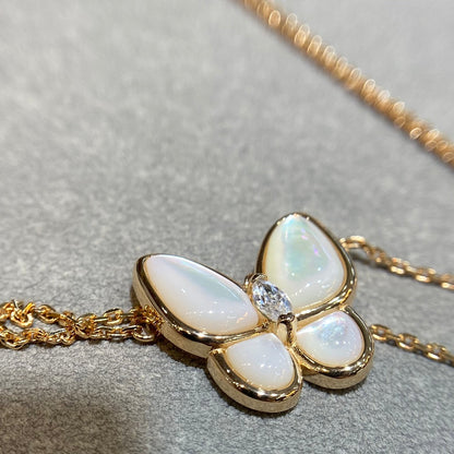 [Glow Muse]COLLAR DE DIAMANTES MARIPOSA MOPA
