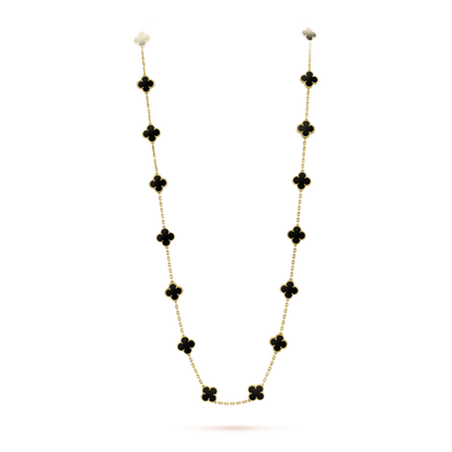 [Glow Muse]COLLAR ONYX TRÉBOL 20 MOTIVOS