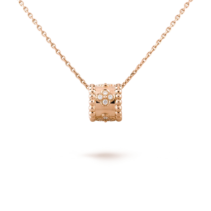[Glow Muse]COLLAR CON COLGANTE PERLEE ORO / ORO ROSA