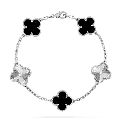 [⭐Glow Muse] مجموعة أساور العقيق من مجموعة 5 MOTIF CLOVER