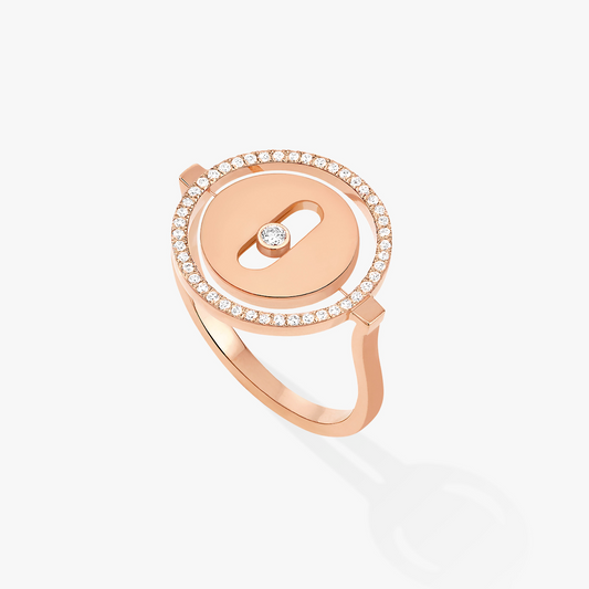 [Glow Muse]Demo ANILLO DE ORO ROSA CON DIAMANTE MOVE