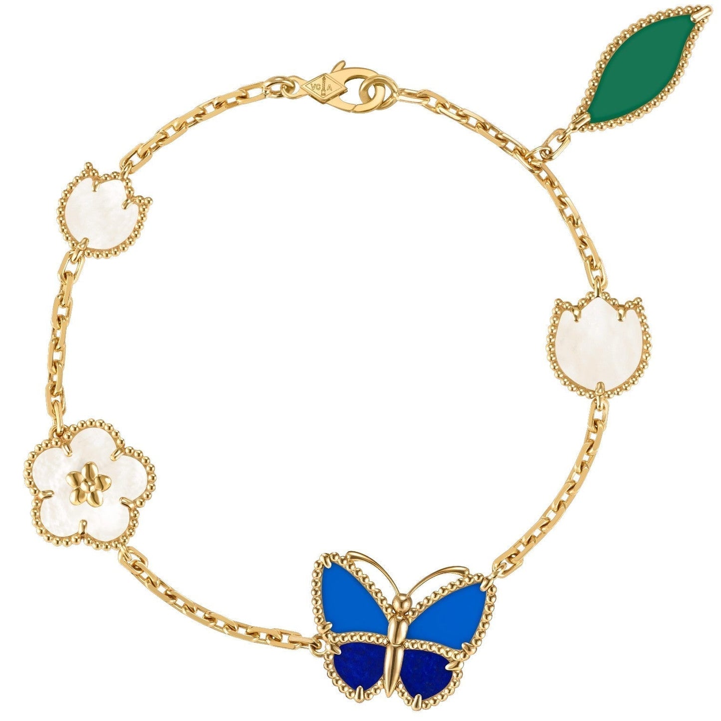 [Glow Muse]PULSERA DE 5 MOTIVOS DE MARIPOSA LUCKY SPRING