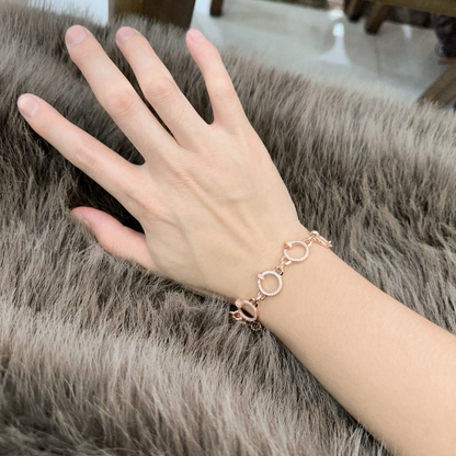 [Glow Muse Jewelry] LOVE&JUSTE PULSERA DIAMANTES