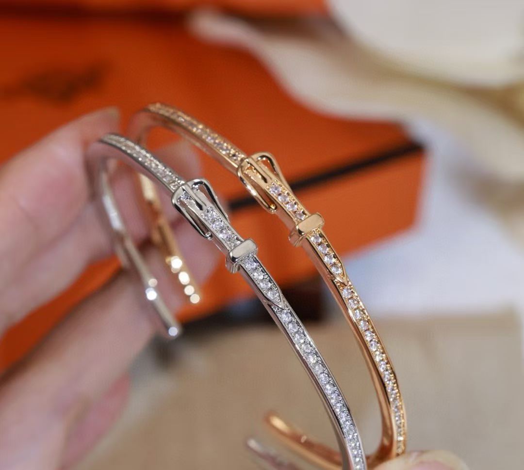 [Glow Muse] PULSERA CON DIAMANTES TRES COLORES
