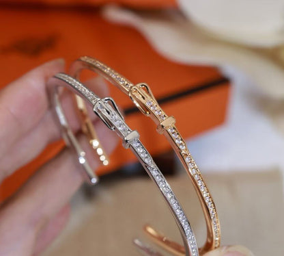 [Glow Muse] PULSERA CON DIAMANTES TRES COLORES