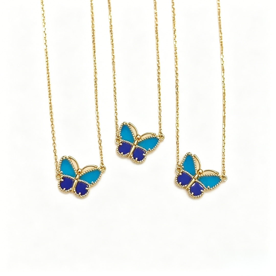 [Glow Muse] COLLAR CON 1 MOTIVO DE MARIPOSA LUCKY NOVEDAD 2026