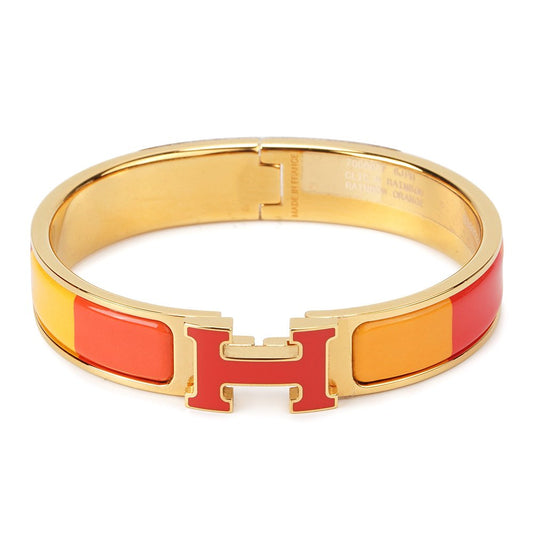 [Glow Muse]PULSERA H CERÁMICA NARANJA ARCOÍRIS