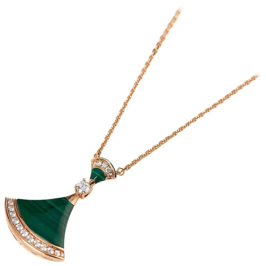 [Glow Muse]COLLAR DREAM MALAQUITA DIAMANTE
