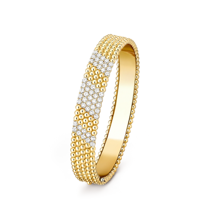 [Glow Muse] PULSERA DE CINCO FILAS DE DIAMANTES