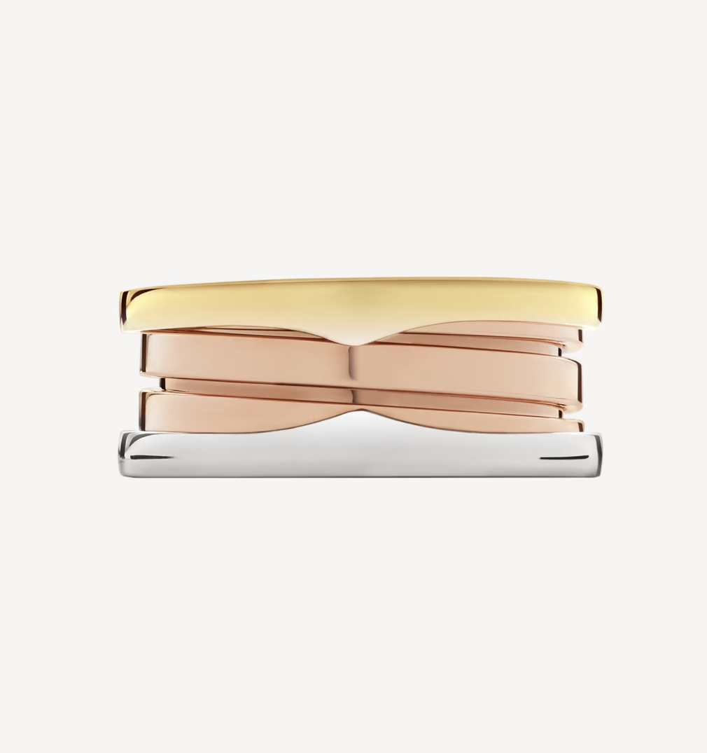 [Glow Muse] ANILLO TRICOLOR ROSA BLANCO Y AMARILLO ZERO 1