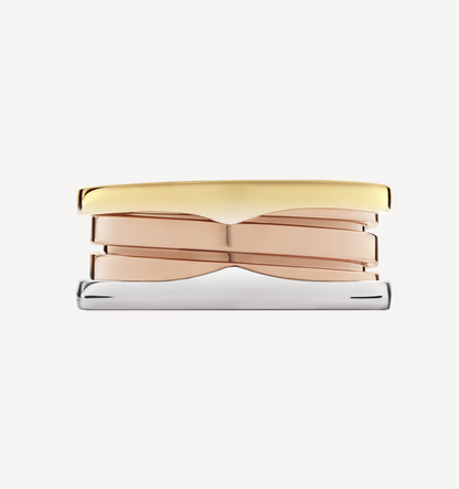 [Glow Muse] ANILLO TRICOLOR ROSA BLANCO Y AMARILLO ZERO 1