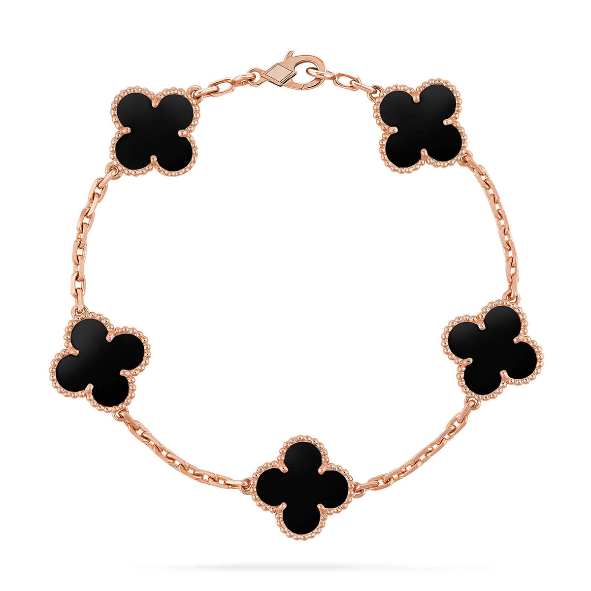[⭐Glow Muse] مجموعة أساور العقيق من مجموعة 5 MOTIF CLOVER